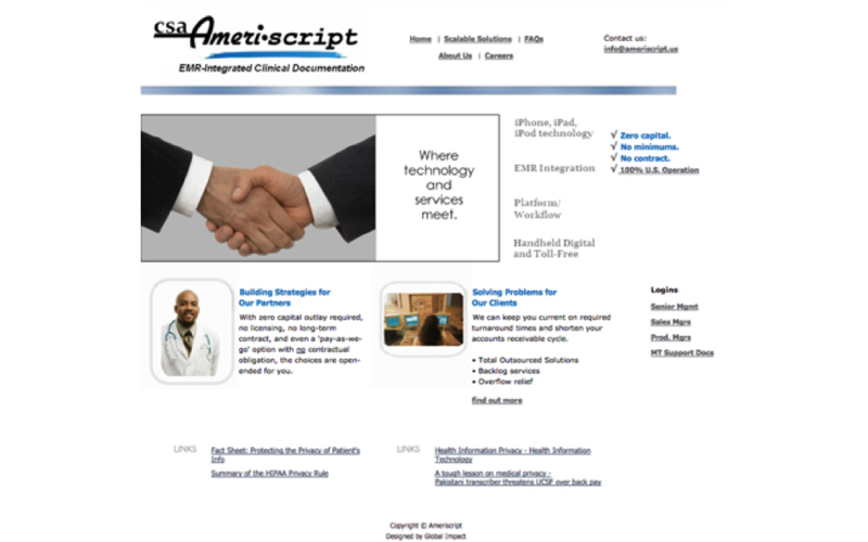 AmeriScript site